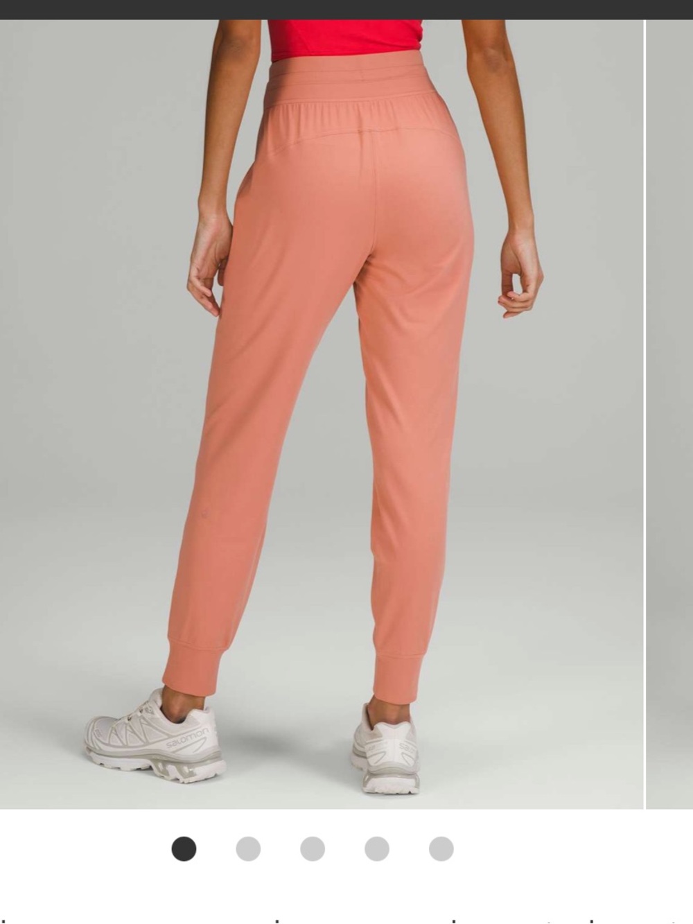 Lululemon sz 8 Ready to Rulu Pink Savannah joggers soft comfy lounge athleisure